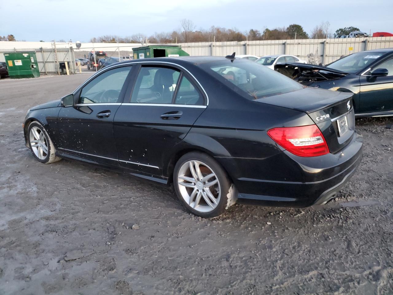 2013 Mercedes-benz C 250 Black vin: WDDGF4HB6DR268309