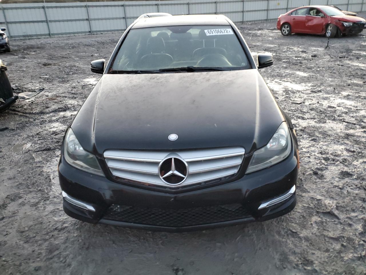 2013 Mercedes-benz C 250 Black vin: WDDGF4HB6DR268309