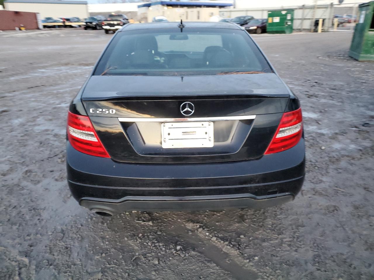 2013 Mercedes-benz C 250 Black vin: WDDGF4HB6DR268309
