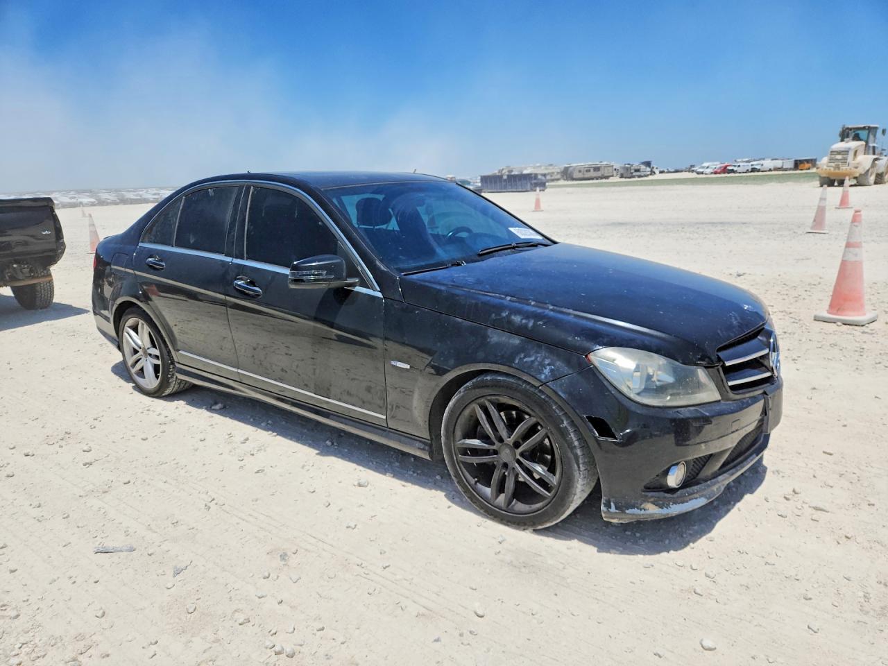 2013 Mercedes-benz C 250 Black vin: WDDGF4HB6DR268309