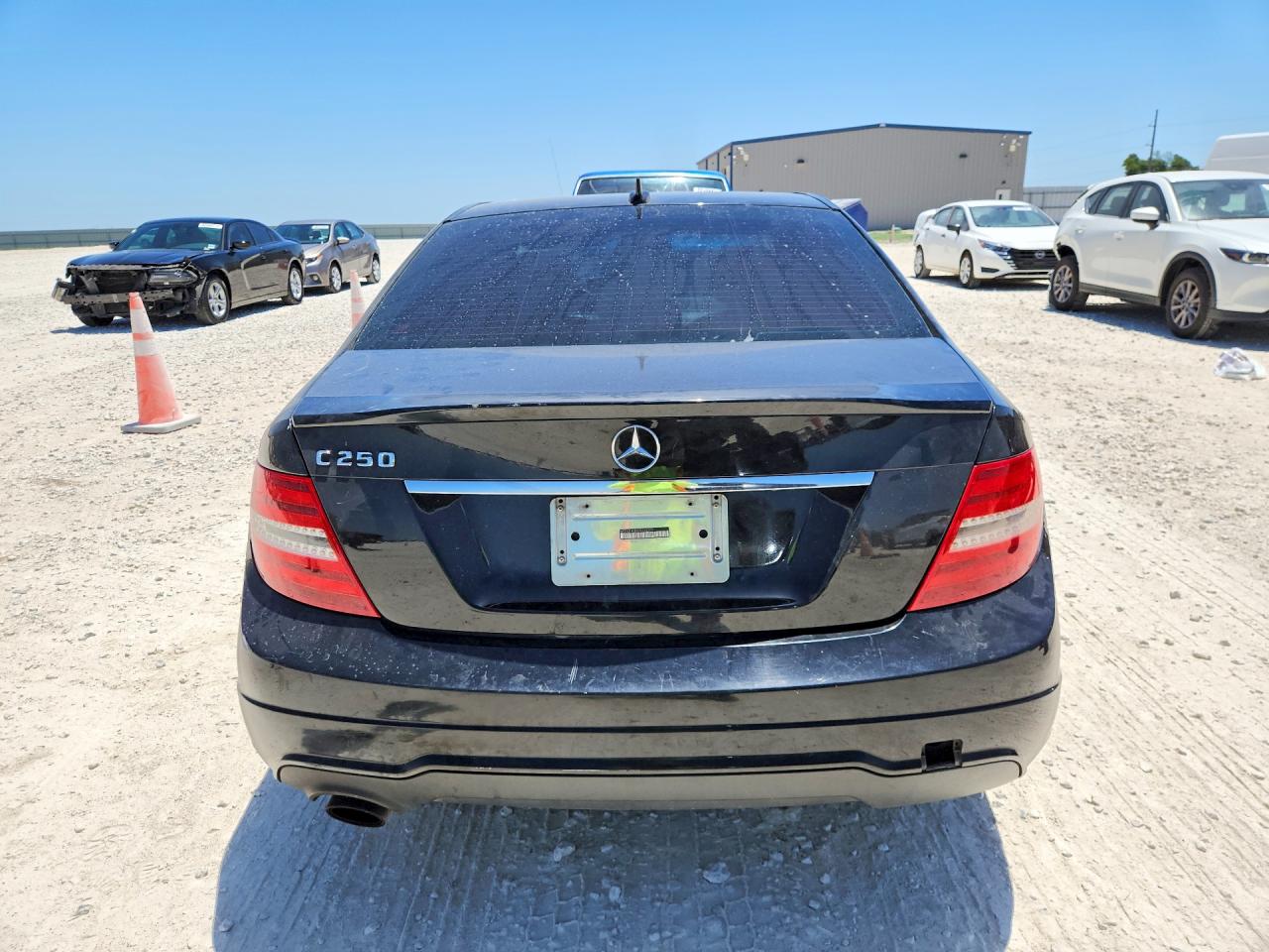 2013 Mercedes-benz C 250 Black vin: WDDGF4HB6DR268309