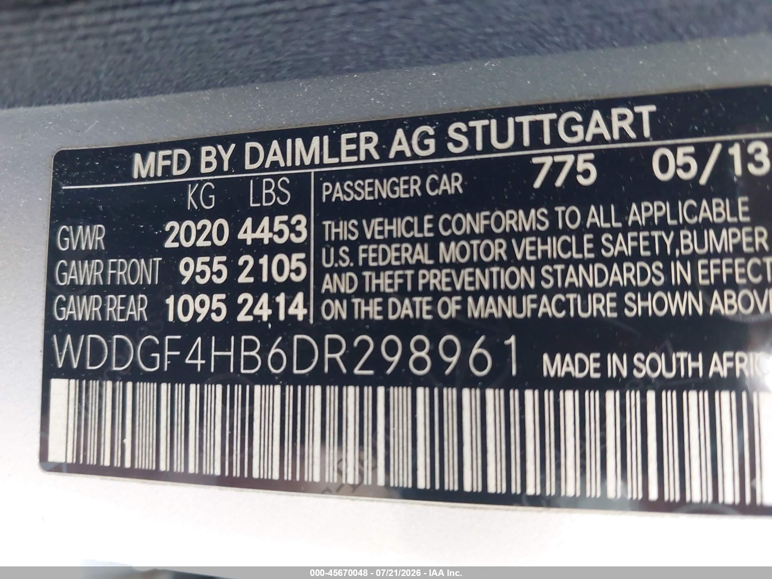 2013 Mercedes-benz C 250 Sport Silver vin: WDDGF4HB6DR298961