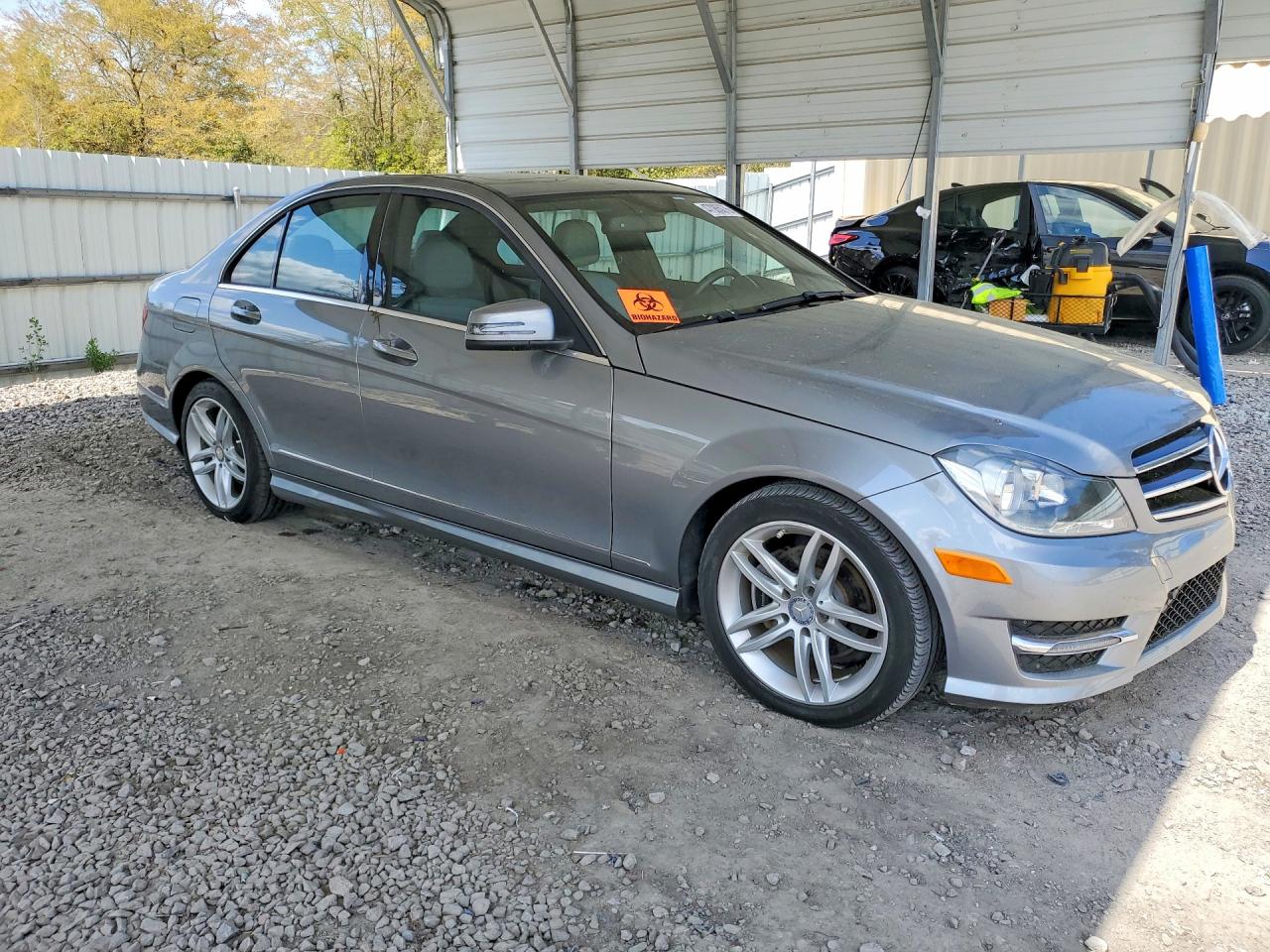 2014 Mercedes-benz C 250 Silver vin: WDDGF4HB6EA947626