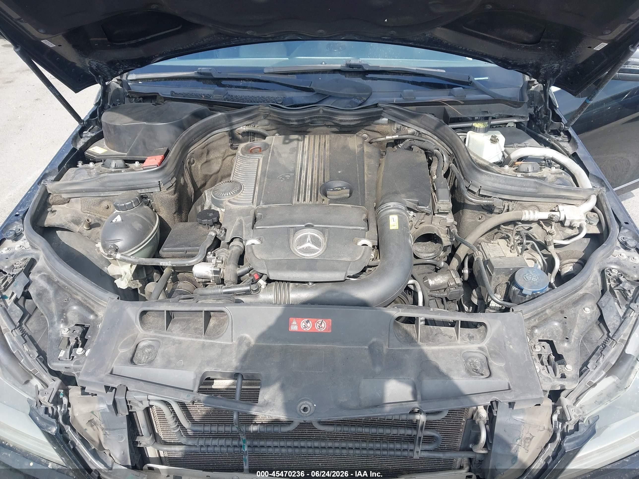 2014 Mercedes-benz C 250 Sport Black vin: WDDGF4HB6EA957928