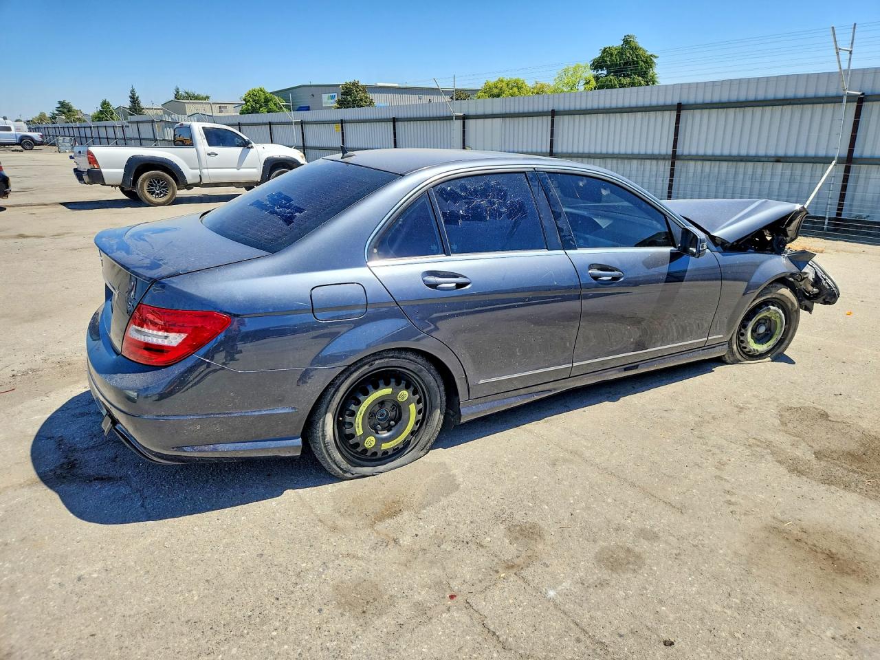 2014 Mercedes-benz C 250 Gray vin: WDDGF4HB6EA966516