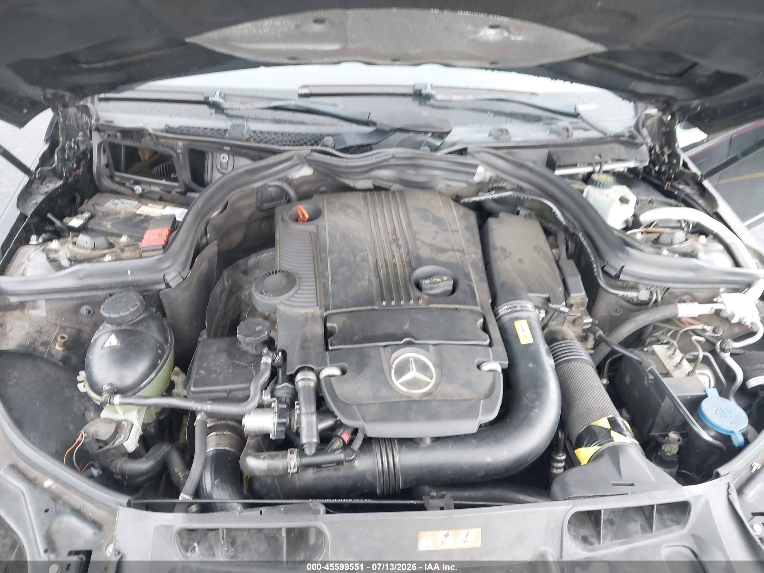 2012 Mercedes-benz C 250 Sport Black vin: WDDGF4HB7CA603140