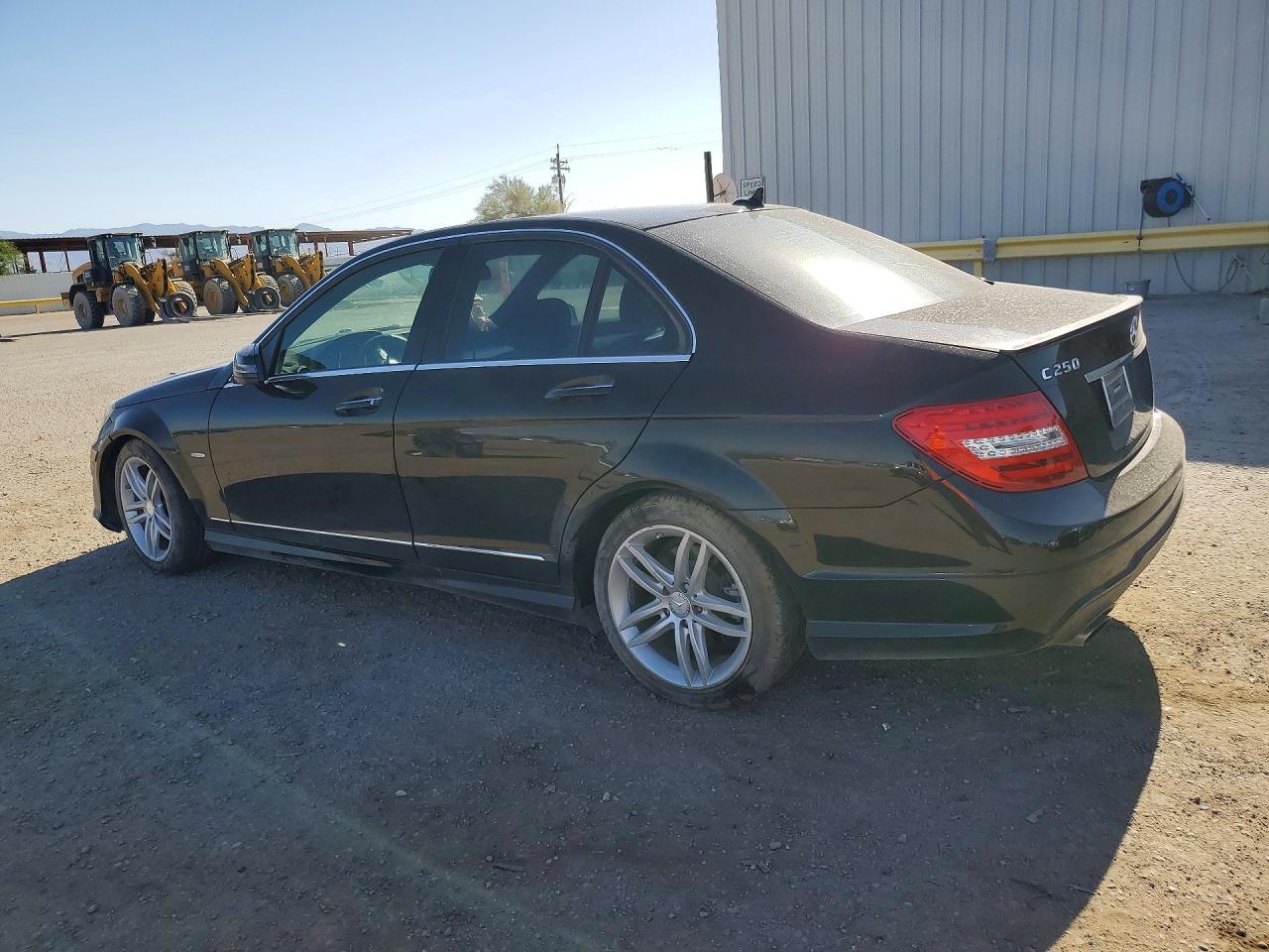 2012 Mercedes-benz C 250 Black vin: WDDGF4HB7CA637448