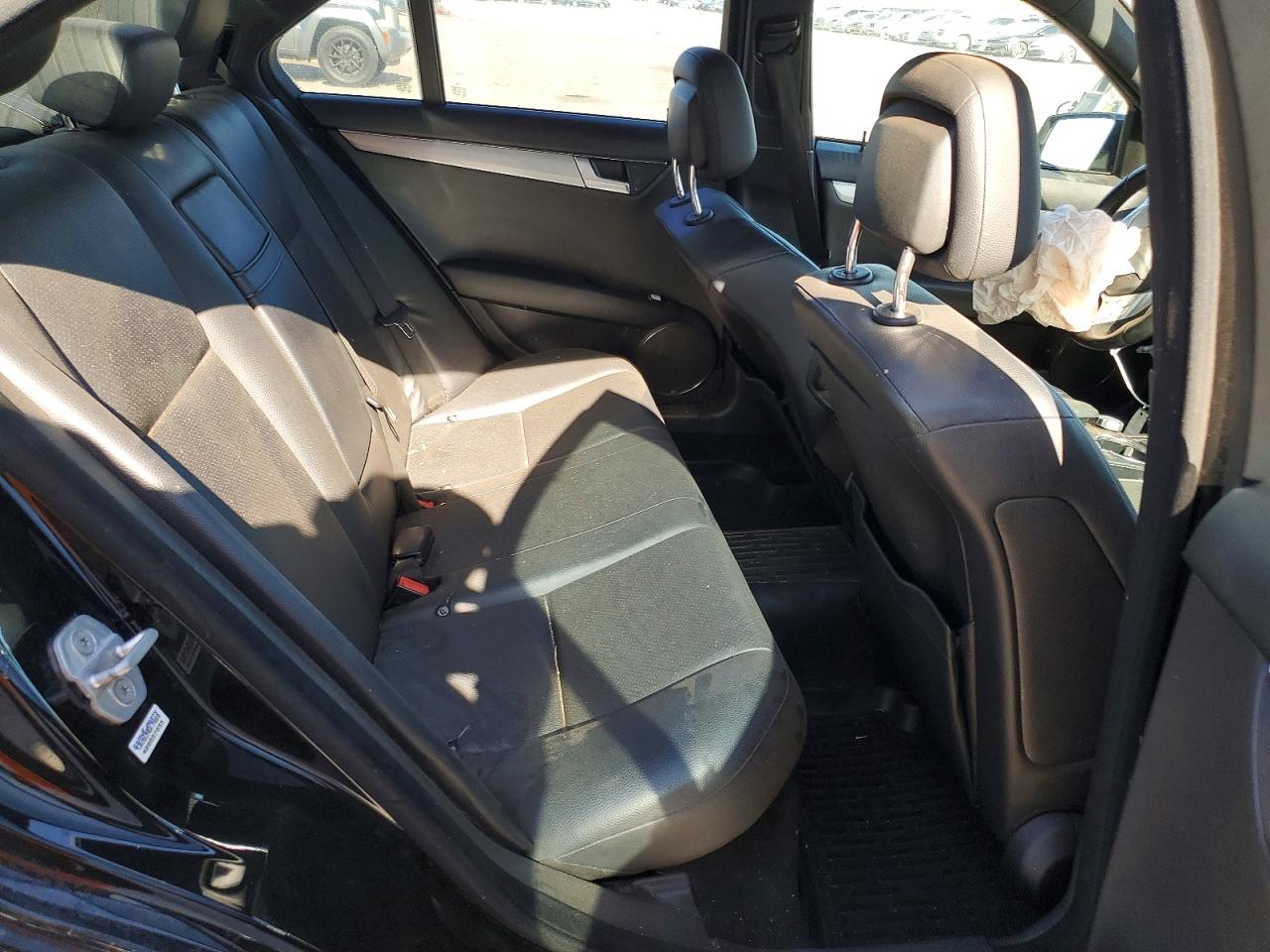 2012 Mercedes-benz C 250 Black vin: WDDGF4HB7CA637448