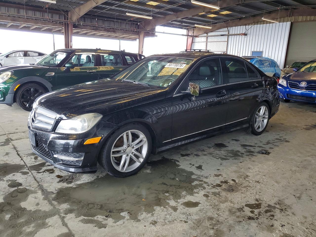 2013 Mercedes-benz C 250 Black vin: WDDGF4HB7DA779400