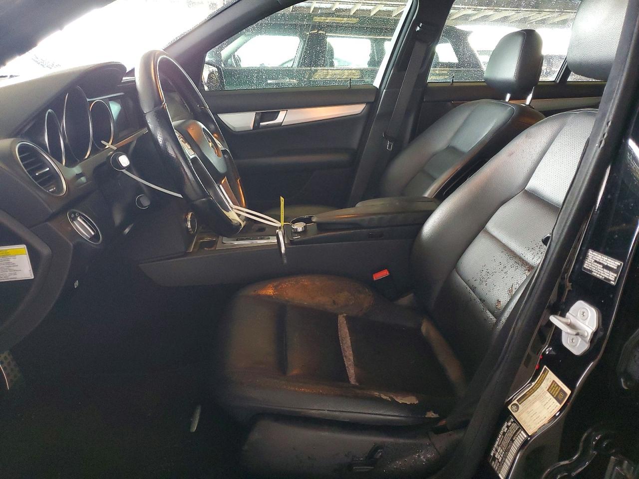 2013 Mercedes-benz C 250 Black vin: WDDGF4HB7DA779400