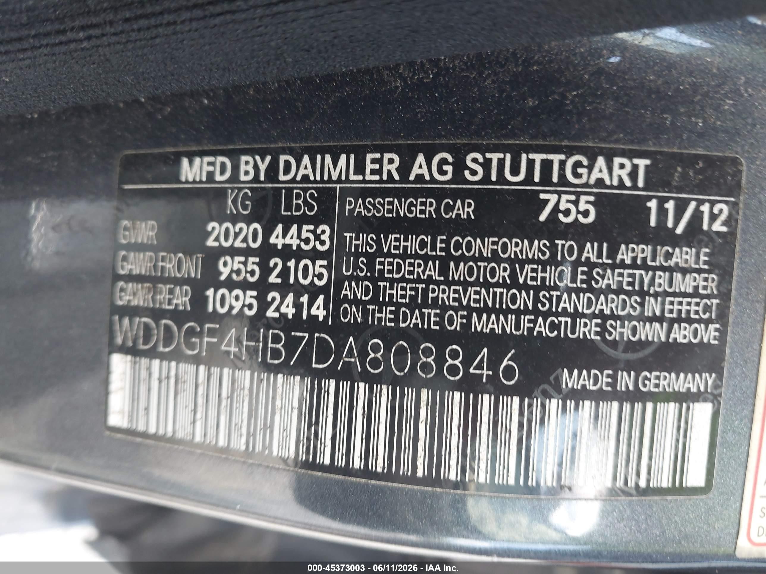 2013 Mercedes-benz C 250 Sport Blue vin: WDDGF4HB7DA808846