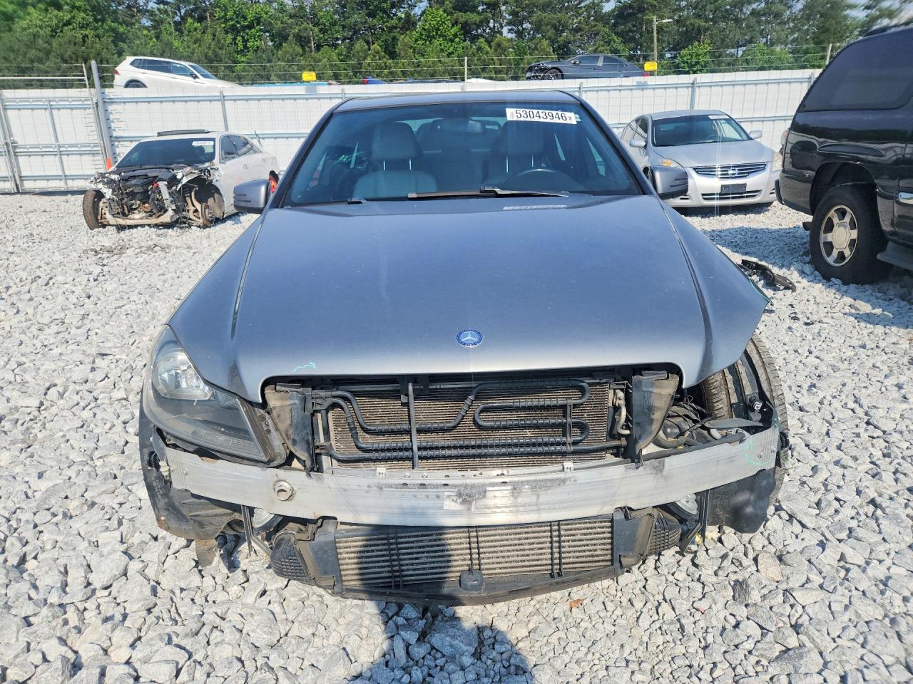 2013 Mercedes-benz C 250 Silver vin: WDDGF4HB7DA857416