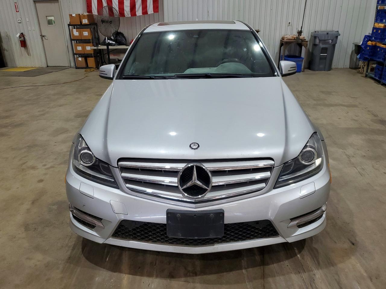 2013 Mercedes-benz C 250 Silver vin: WDDGF4HB7DR248974