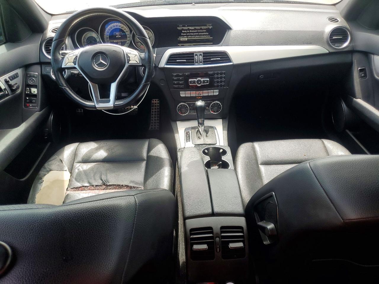 2013 Mercedes-benz C 250 Black vin: WDDGF4HB7DR276077