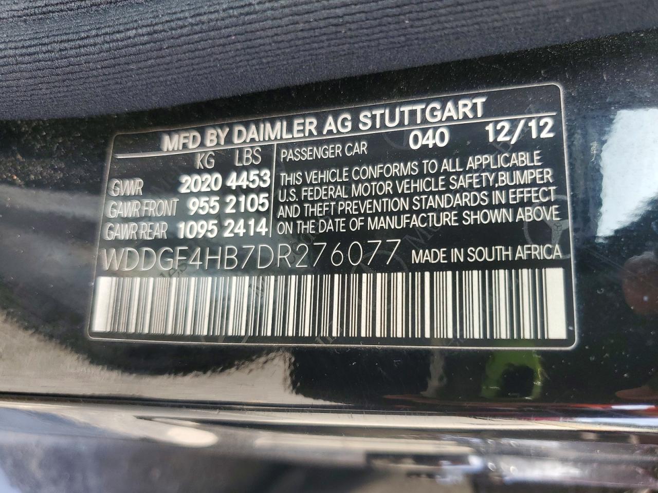 2013 Mercedes-benz C 250 Black vin: WDDGF4HB7DR276077