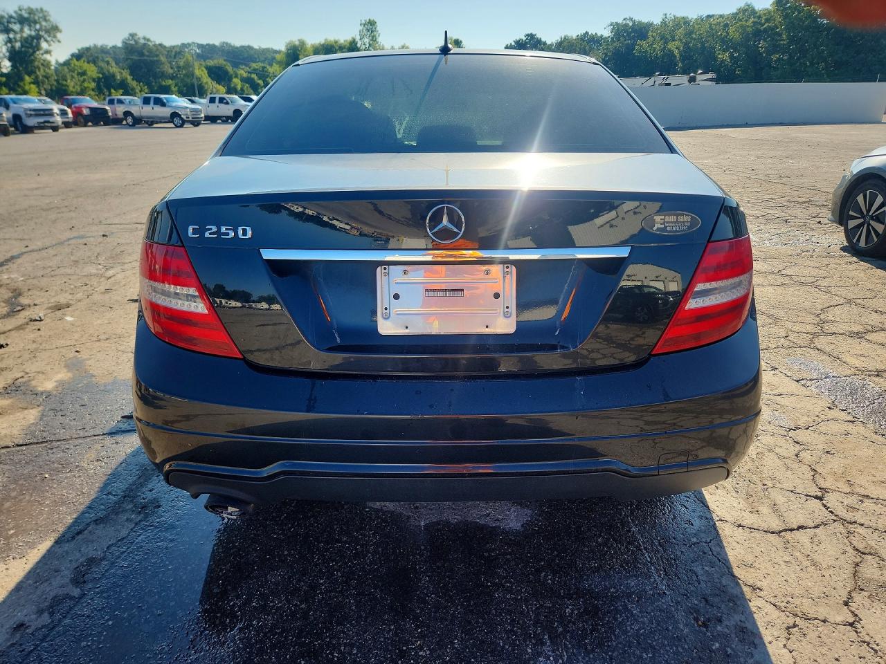 2014 Mercedes-benz C 250 Black vin: WDDGF4HB7EA946937