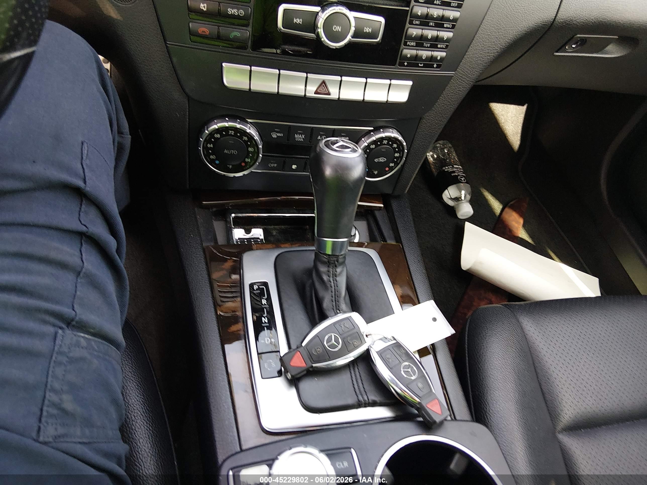 2014 Mercedes-benz C 250 Sport Black vin: WDDGF4HB7EA949305