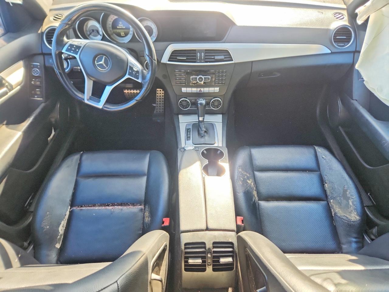 2014 Mercedes-benz C 250 Black vin: WDDGF4HB7EG208813