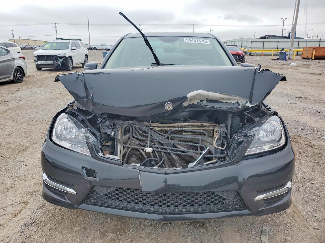 2012 Mercedes-benz C 250 Black vin: WDDGF4HB8CA636454