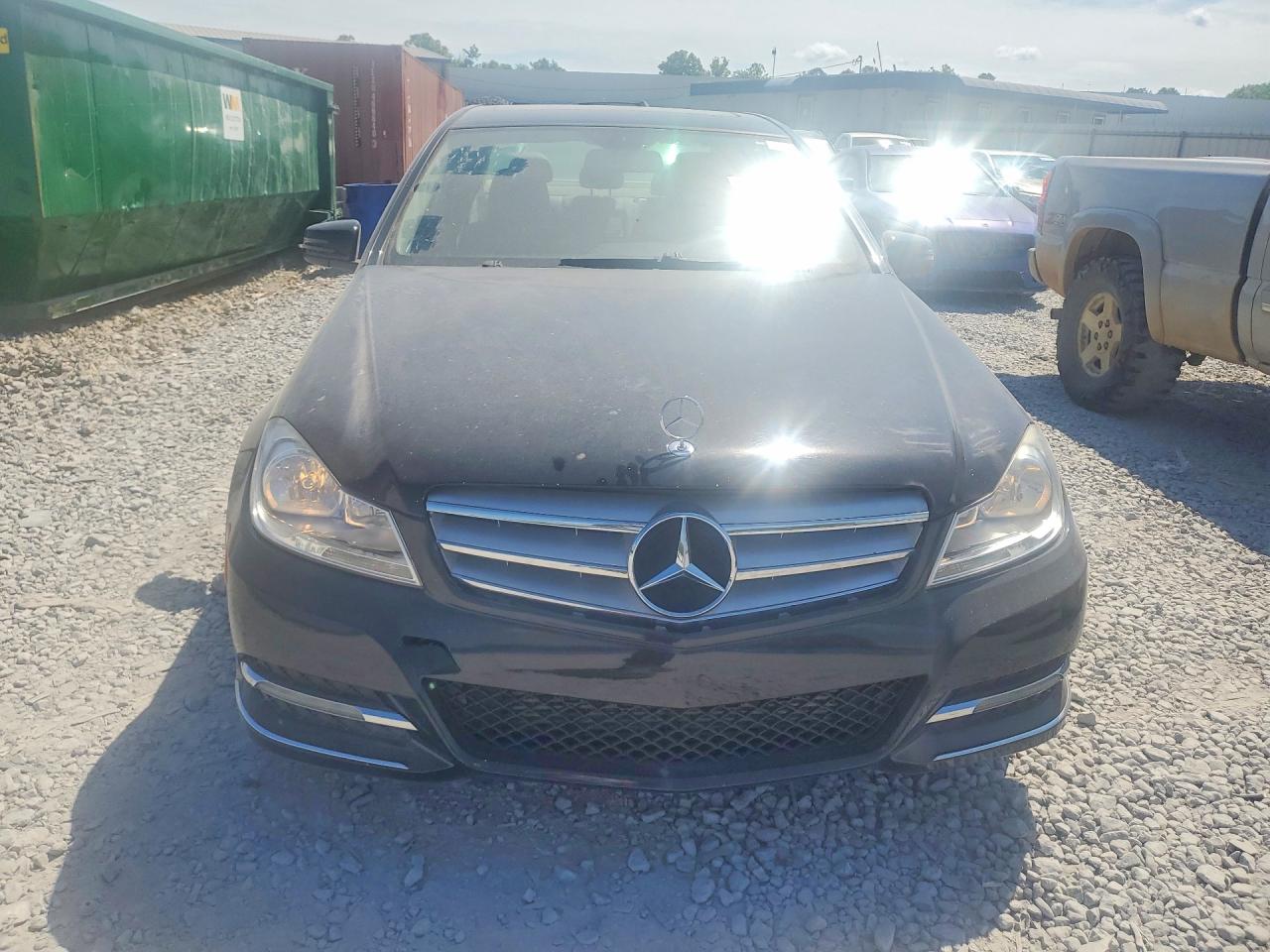 2012 Mercedes-benz C 250 Black vin: WDDGF4HB8CR236542