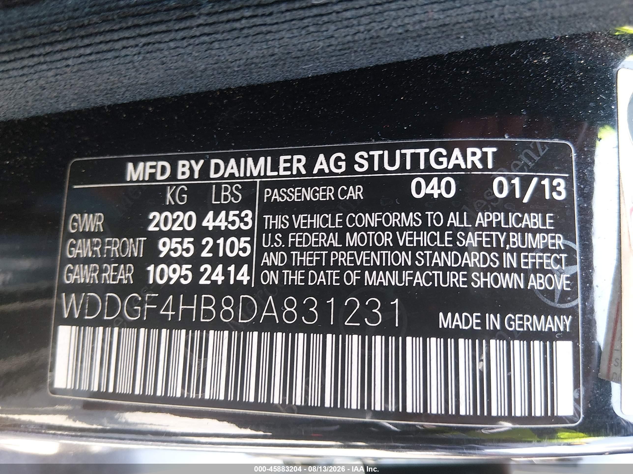 2013 Mercedes-benz C 250 Sport Black vin: WDDGF4HB8DA831231