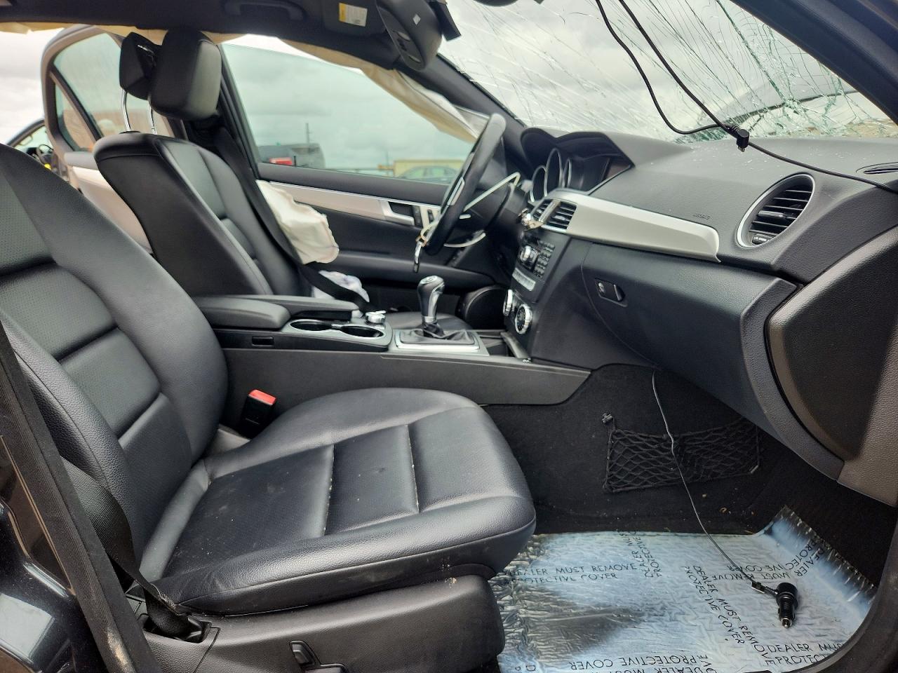 2013 Mercedes-benz C 250 Charcoal vin: WDDGF4HB8DR257487