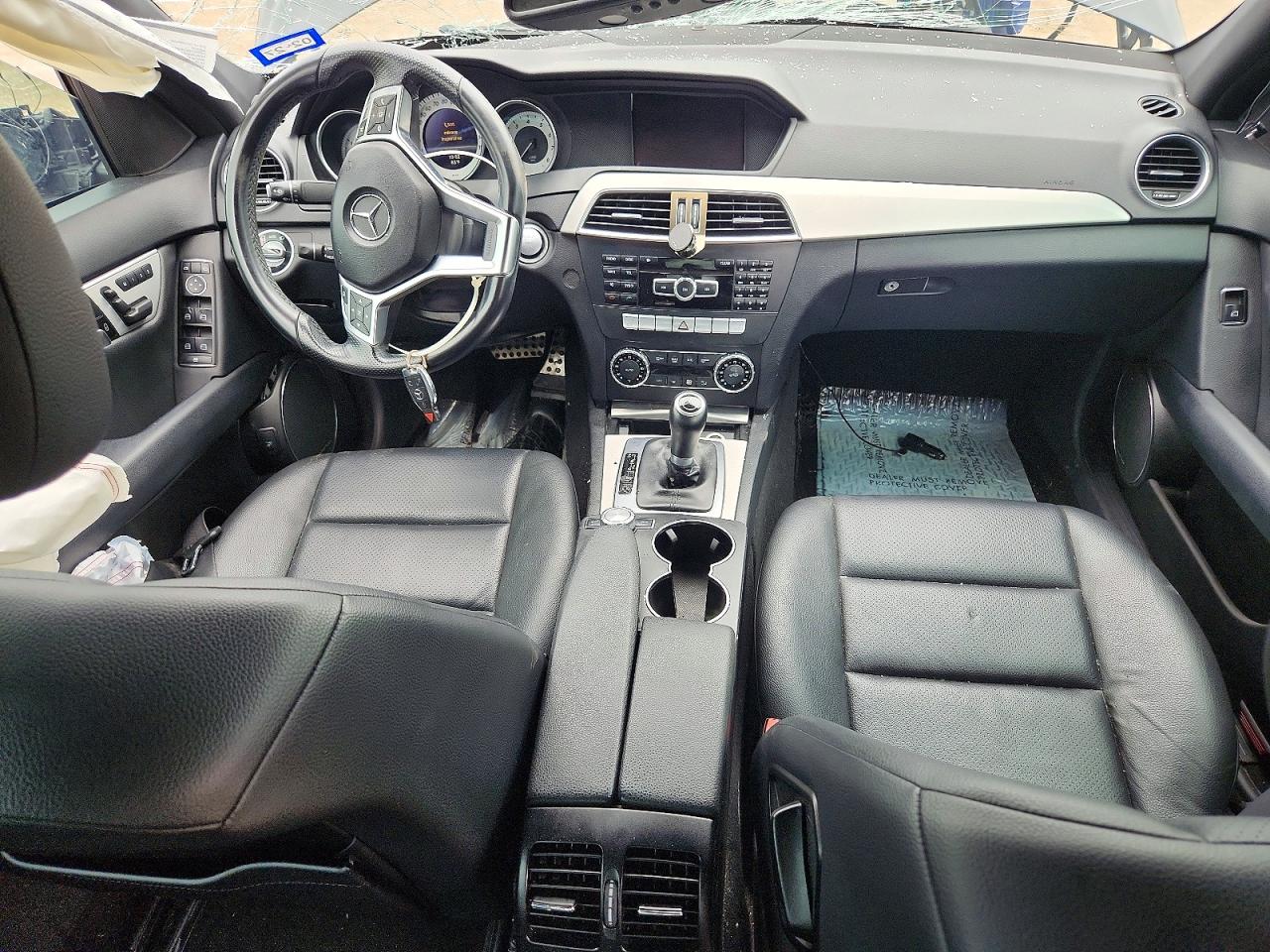 2013 Mercedes-benz C 250 Charcoal vin: WDDGF4HB8DR257487