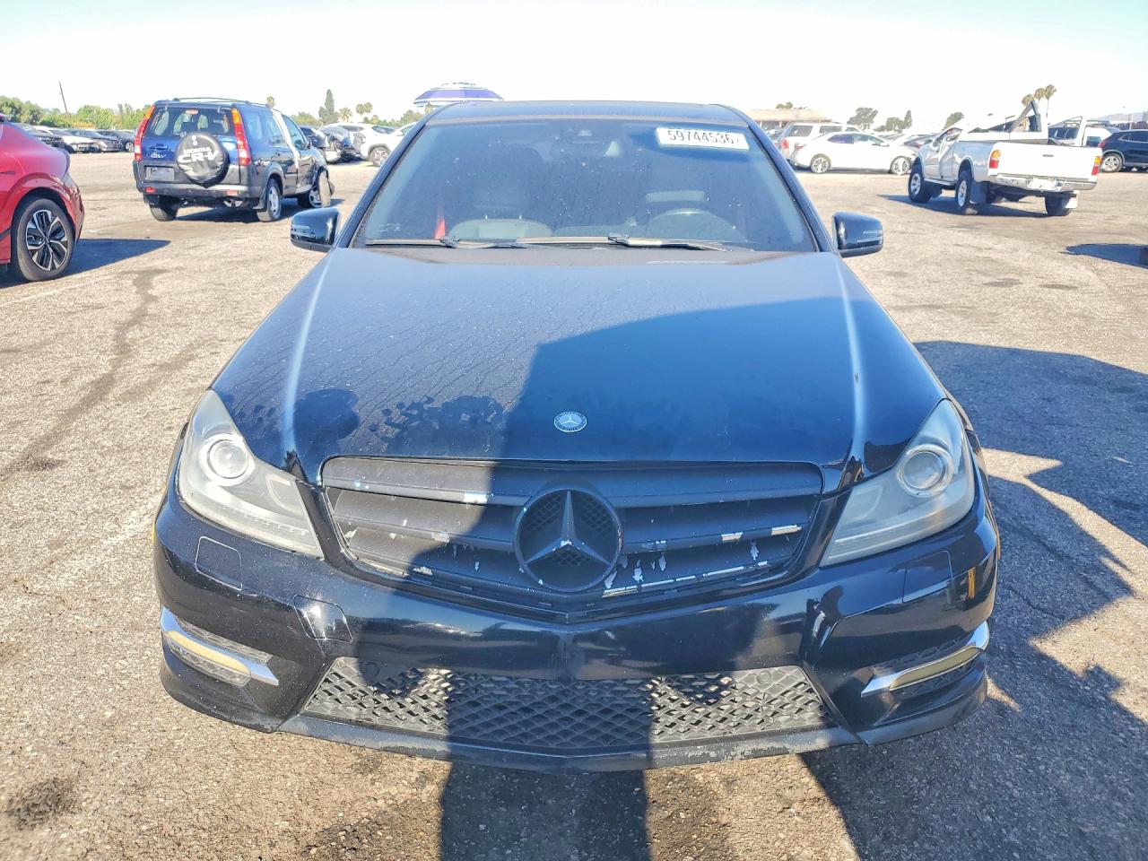 2013 Mercedes-benz C 250 Black vin: WDDGF4HB8DR258025