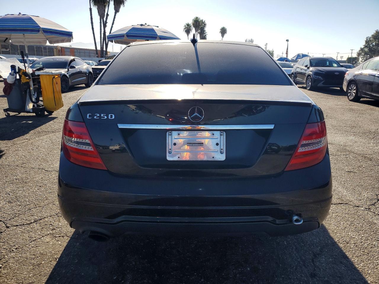 2013 Mercedes-benz C 250 Black vin: WDDGF4HB8DR258025