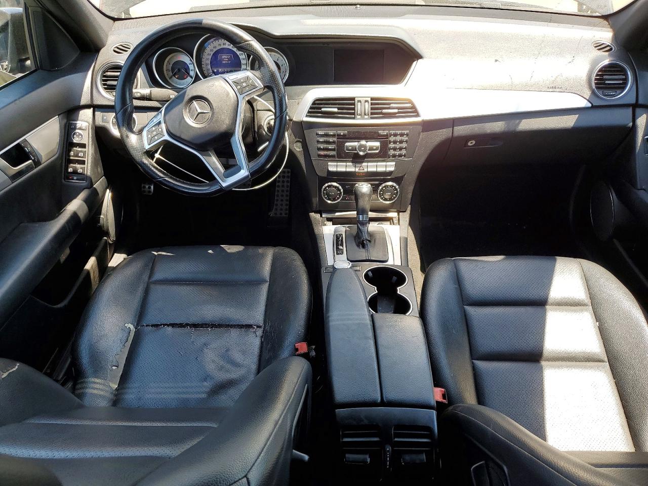 2013 Mercedes-benz C 250 Black vin: WDDGF4HB8DR279831