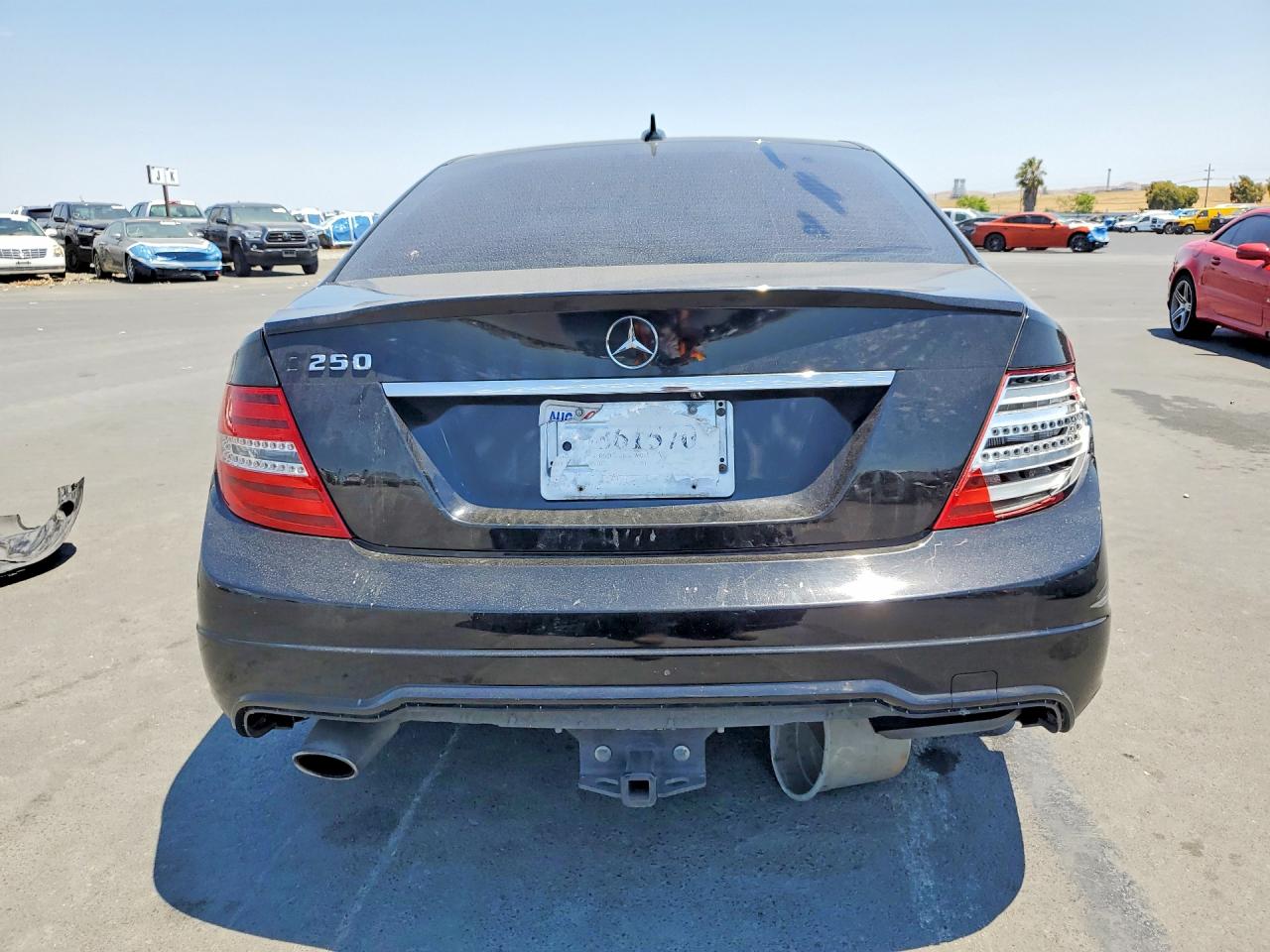 2013 Mercedes-benz C 250 Black vin: WDDGF4HB8DR279831