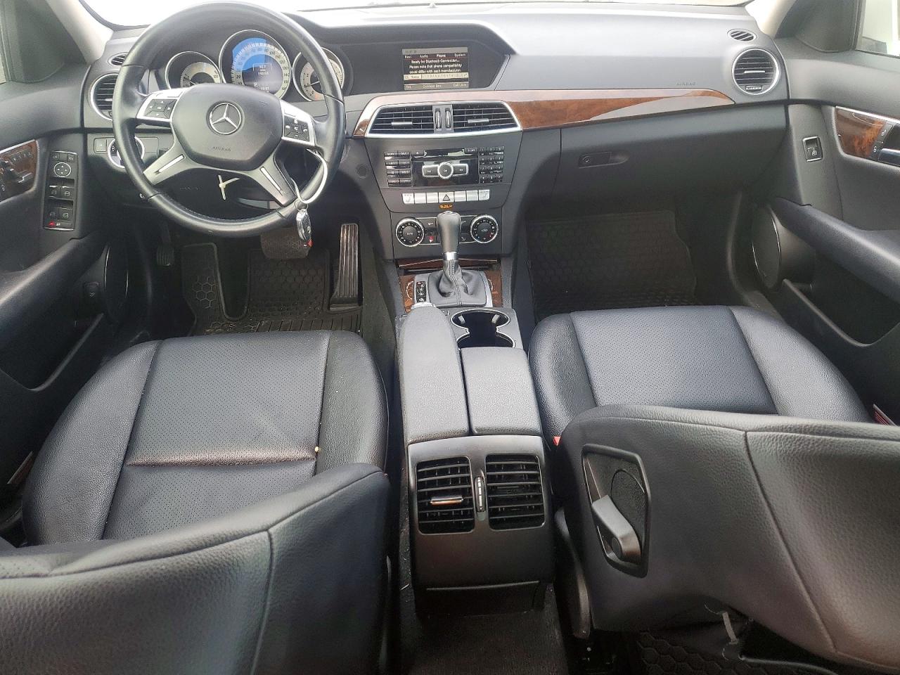 2013 Mercedes-benz C Silver vin: WDDGF4HB8DR301259