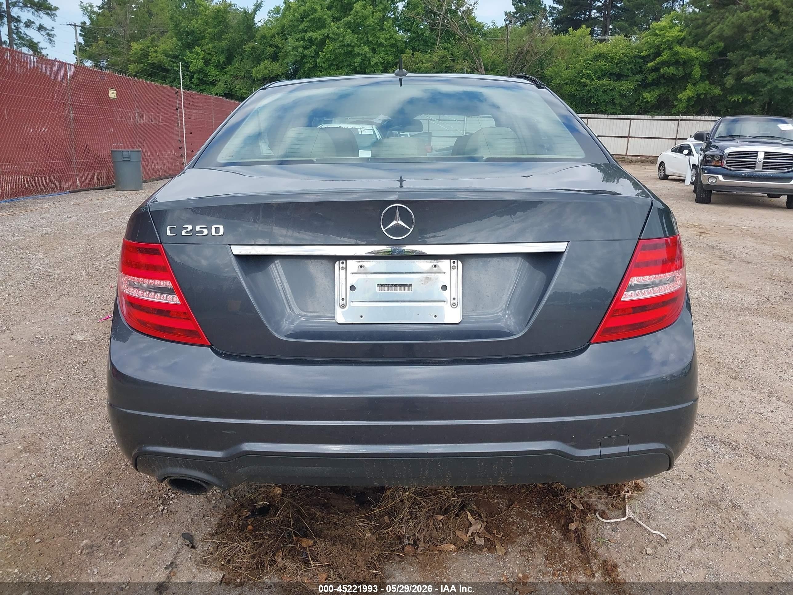 2014 Mercedes-benz C 250 Sport Gray vin: WDDGF4HB8EA909329