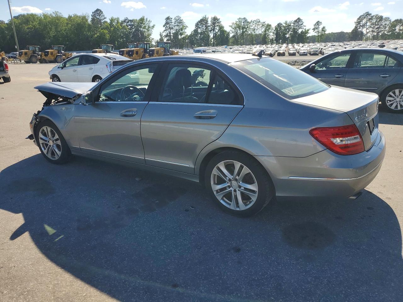 2014 Mercedes-benz C 250 Gray vin: WDDGF4HB8EA924199