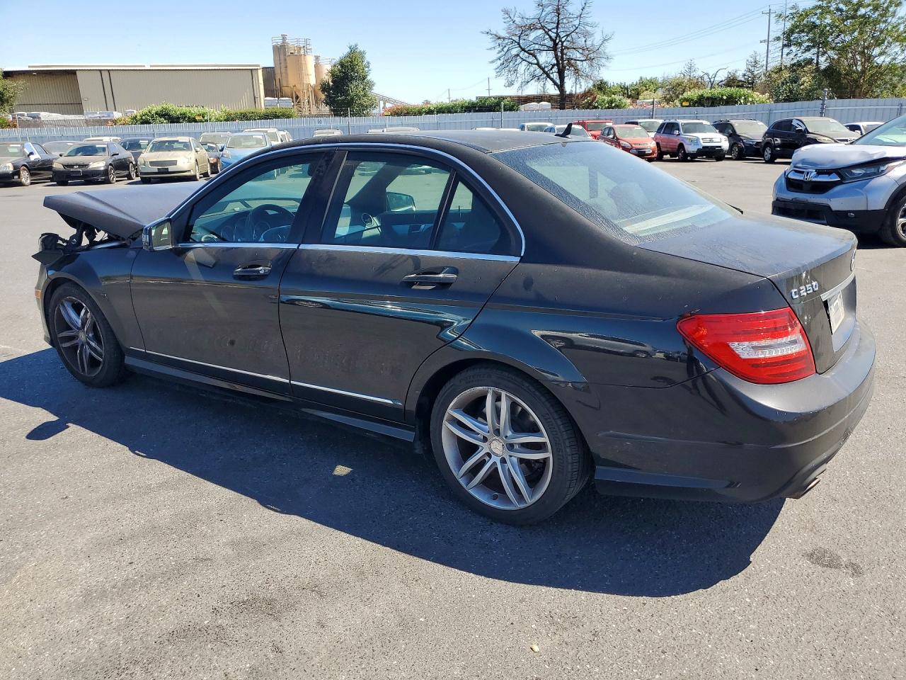 2014 Mercedes-benz C 250 Black vin: WDDGF4HB8EA945697