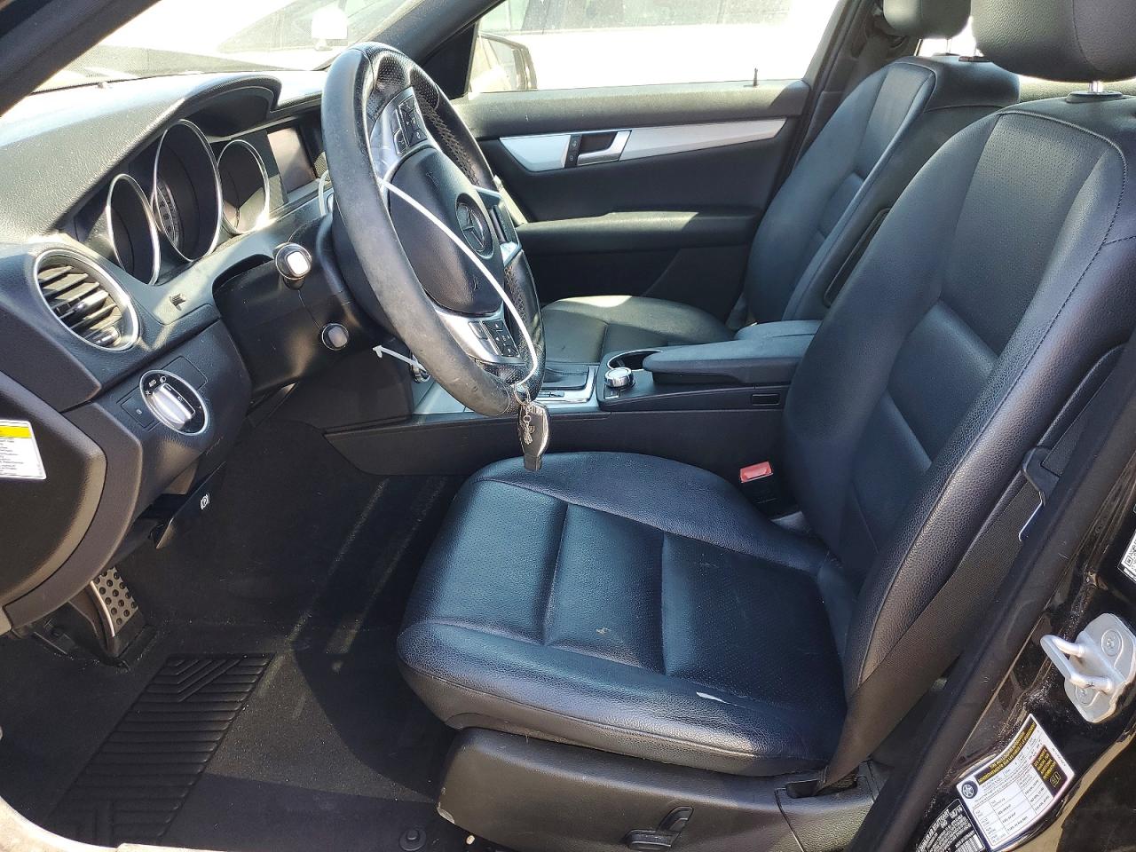 2014 Mercedes-benz C 250 Black vin: WDDGF4HB8EA945697
