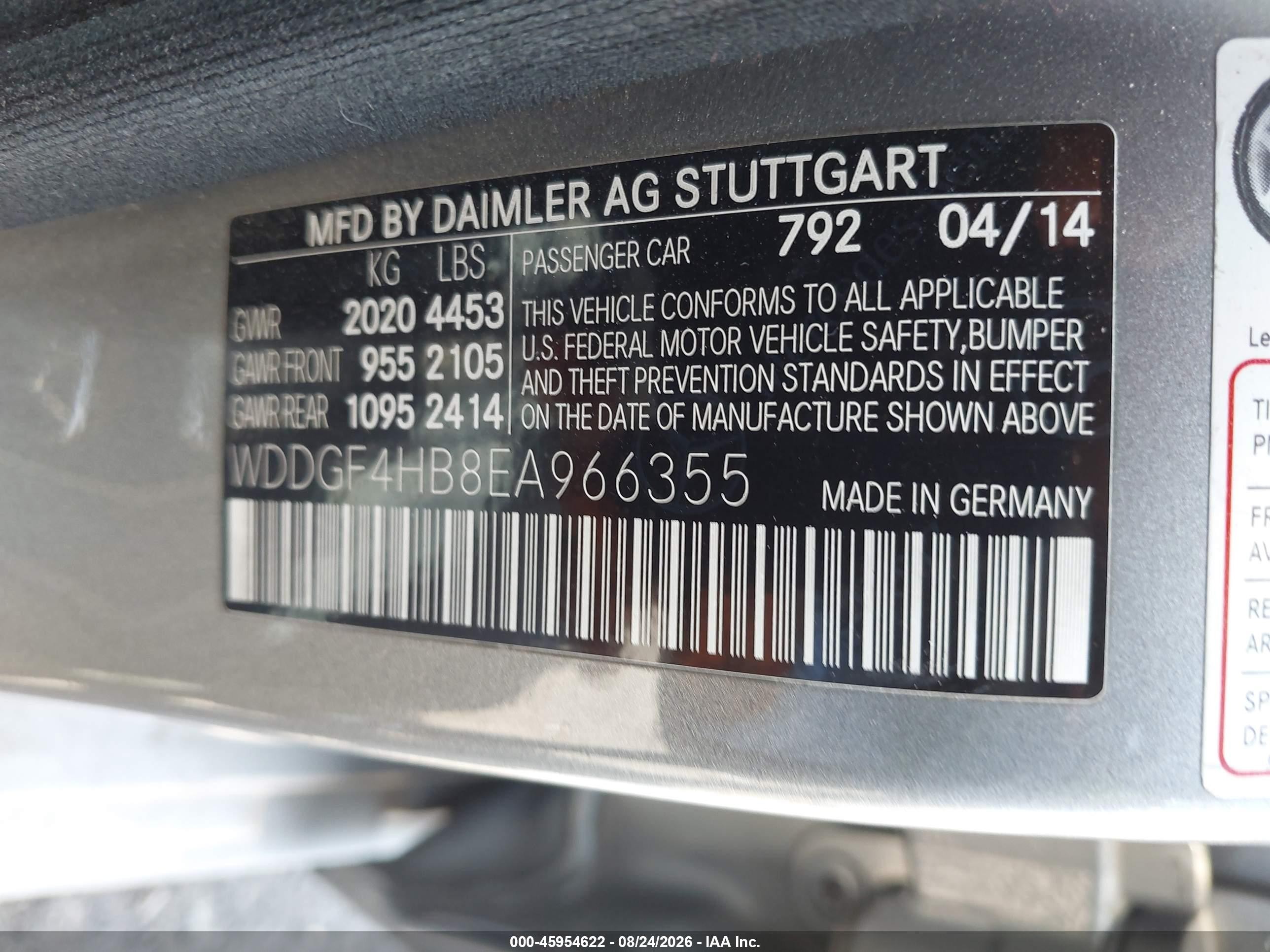 2014 Mercedes-benz C 250 Sport Silver vin: WDDGF4HB8EA966355