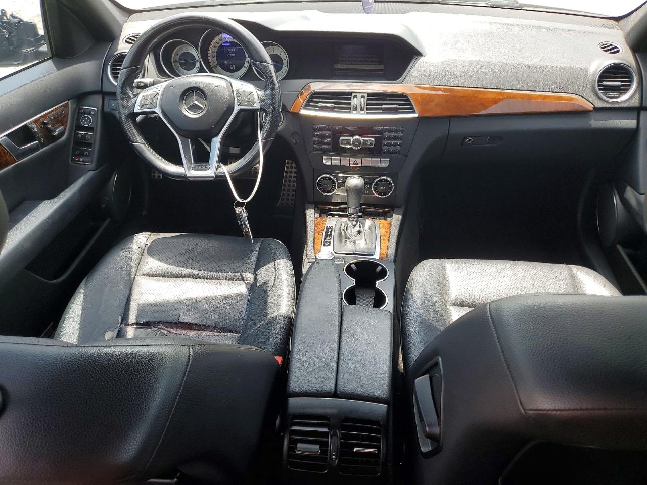 2014 Mercedes-benz C 250 Black vin: WDDGF4HB8EG213907