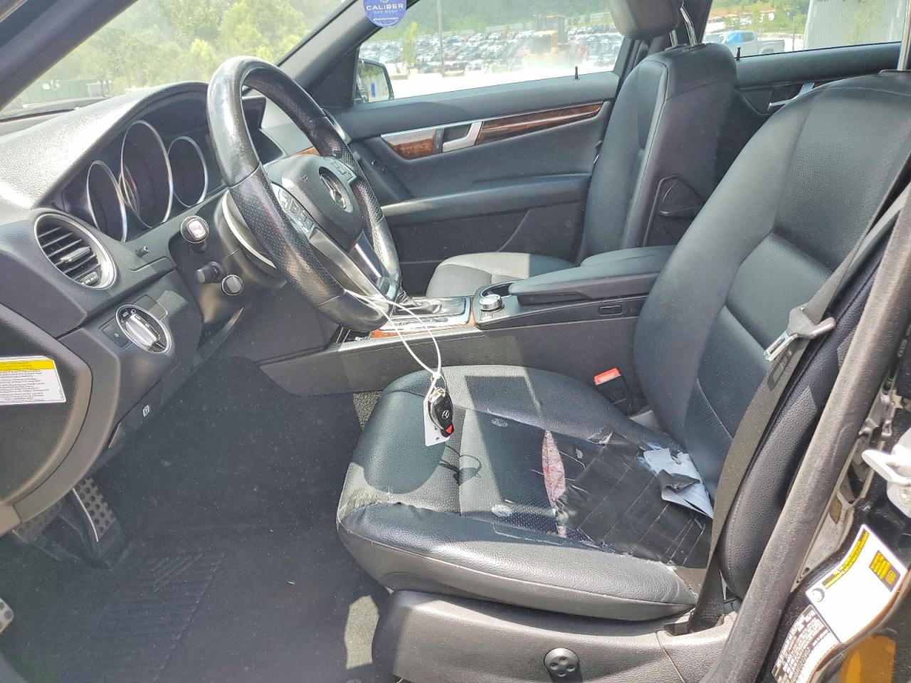 2014 Mercedes-benz C 250 Black vin: WDDGF4HB8EG213907