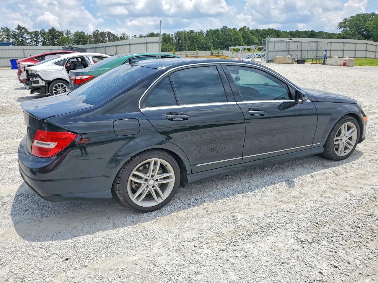2014 Mercedes-benz C 250 Black vin: WDDGF4HB8EG213907