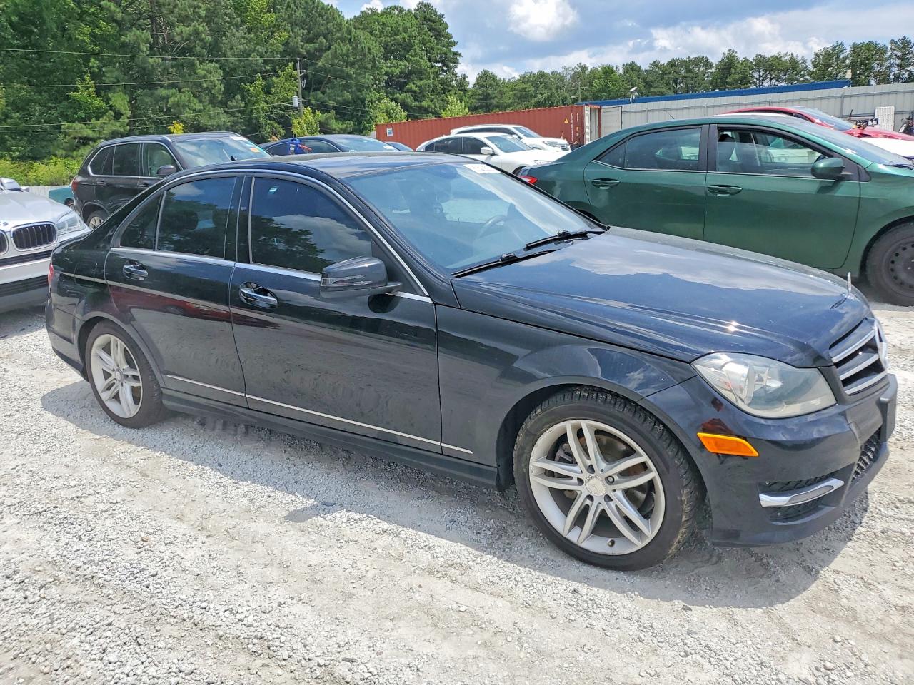 2014 Mercedes-benz C 250 Black vin: WDDGF4HB8EG213907