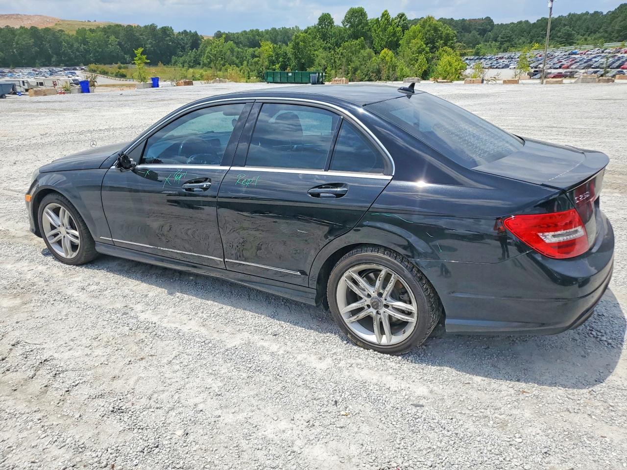 2014 Mercedes-benz C 250 Black vin: WDDGF4HB8EG213907
