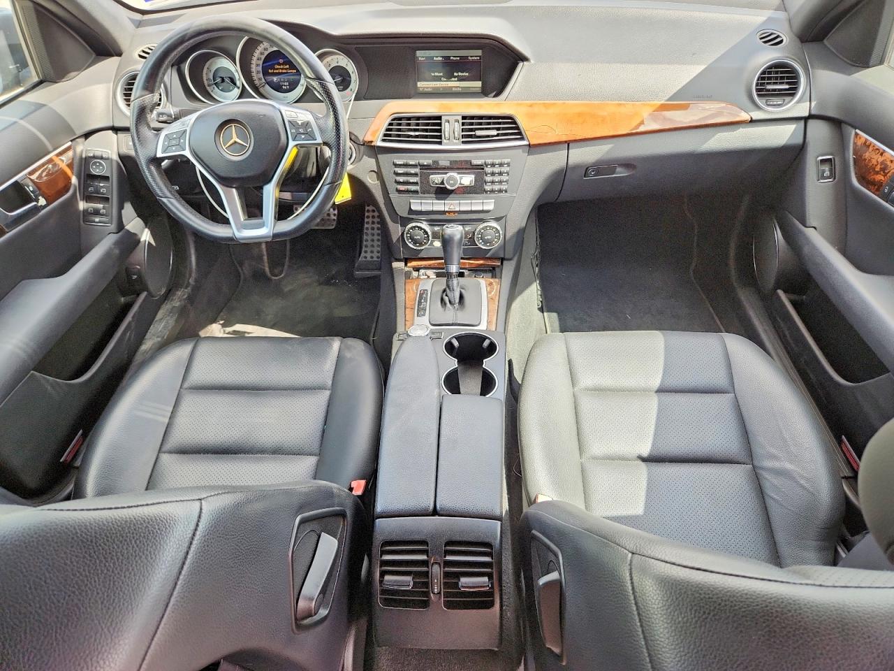 2014 Mercedes-benz C 250 Gray vin: WDDGF4HB8EG237608