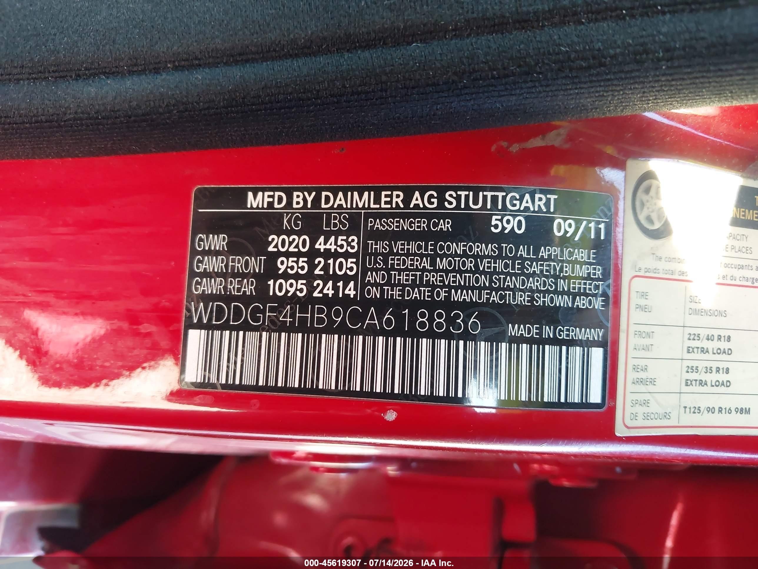 2012 Mercedes-benz C 250 Luxury/sport Red vin: WDDGF4HB9CA618836