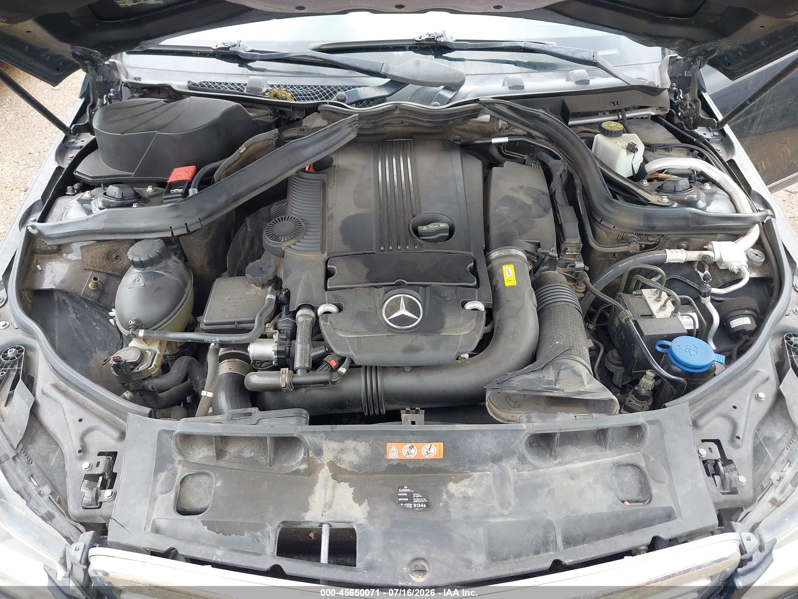 2012 Mercedes-benz C 250 Sport Black vin: WDDGF4HB9CR194740