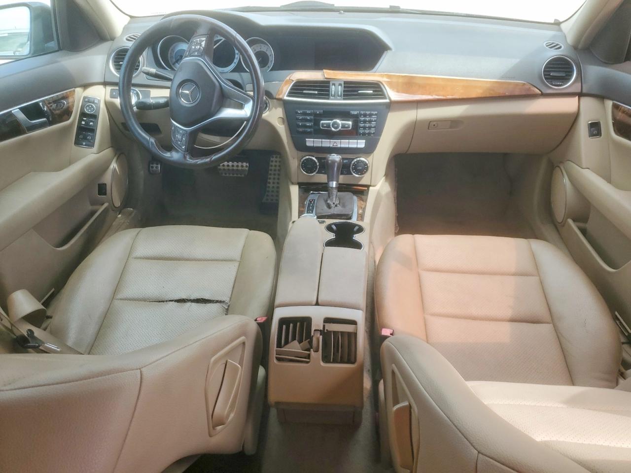 2012 Mercedes-benz C 250 Black vin: WDDGF4HB9CR232791