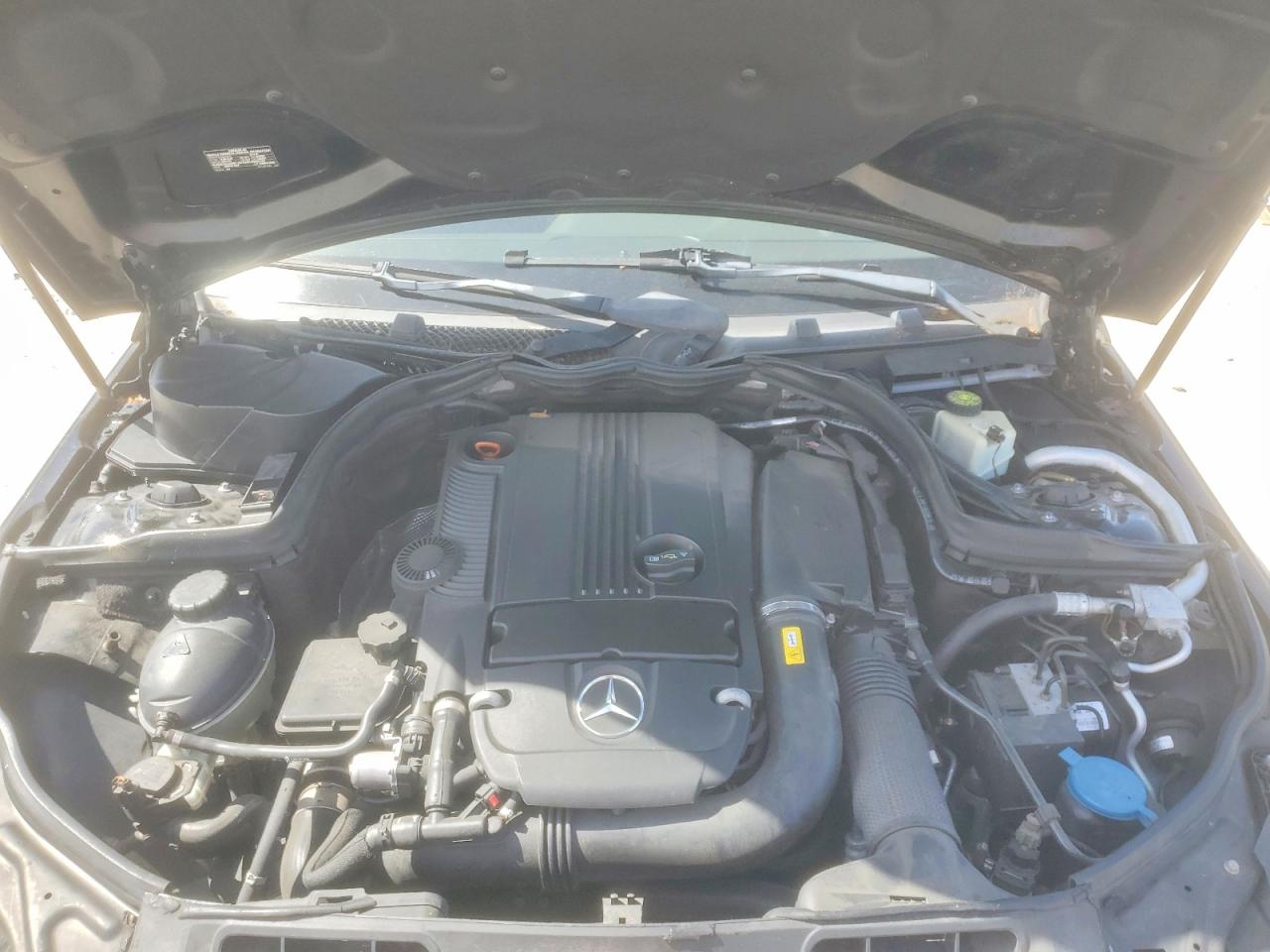 2012 Mercedes-benz C 250 Black vin: WDDGF4HB9CR232791
