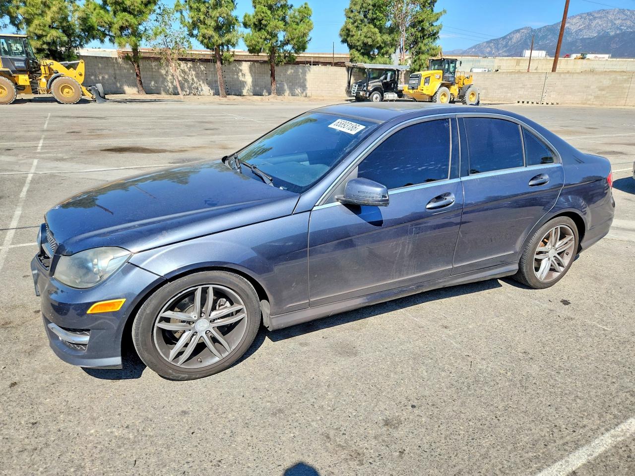 2013 Mercedes-benz C 250 Blue vin: WDDGF4HB9DA754482