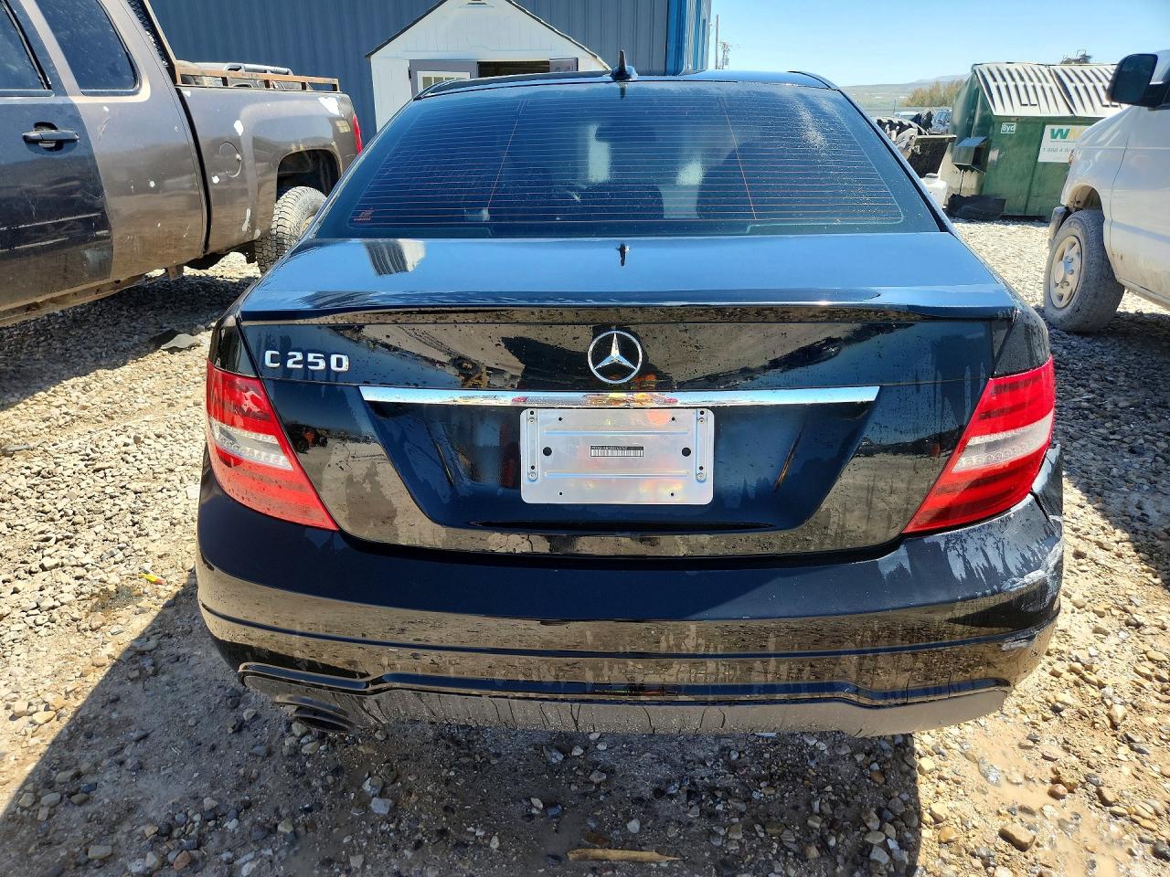 2013 Mercedes-benz C 250 Black vin: WDDGF4HB9DR263783
