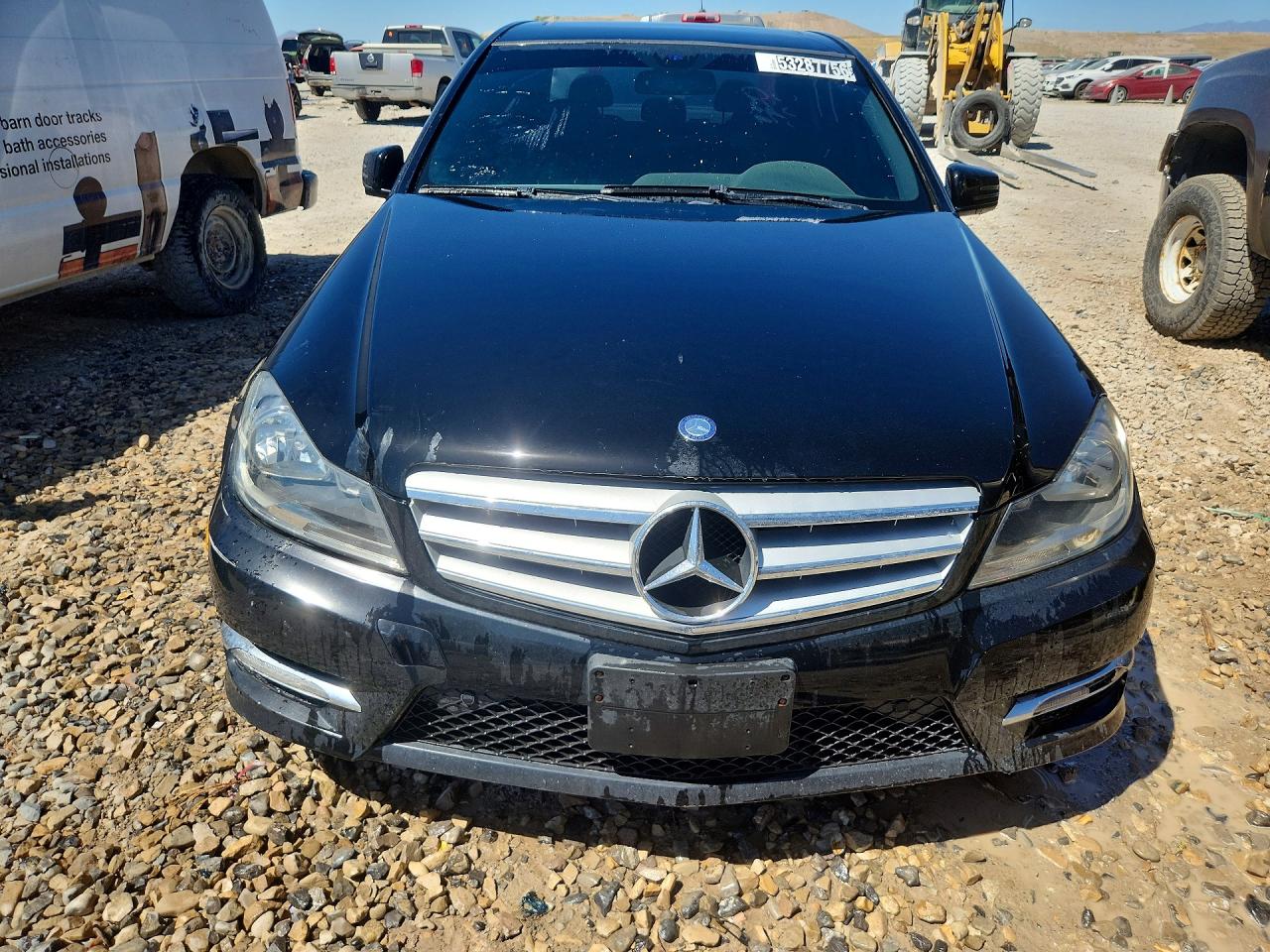 2013 Mercedes-benz C 250 Black vin: WDDGF4HB9DR263783